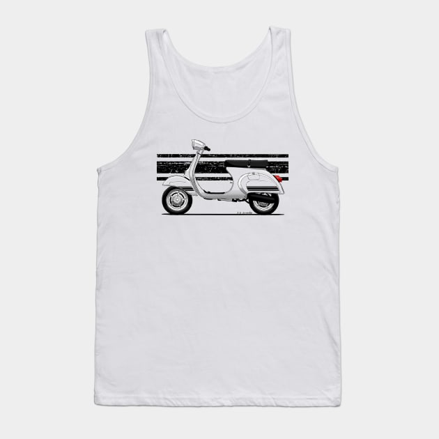 The classic italian scooter Tank Top by jaagdesign